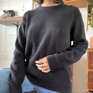Levi’s black ribbed sweater